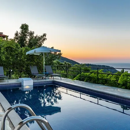 Margini, Private Pool & Sea View Villa