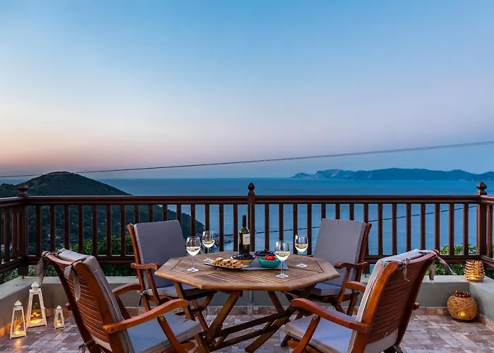 Margini, Private Pool & Sea View 빌라 스코펠로스 타운