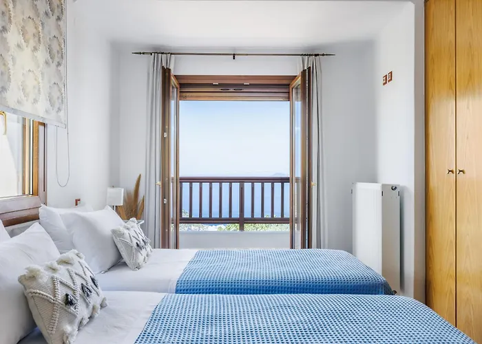 Margini, Private Pool & Sea View 빌라 스코펠로스 타운